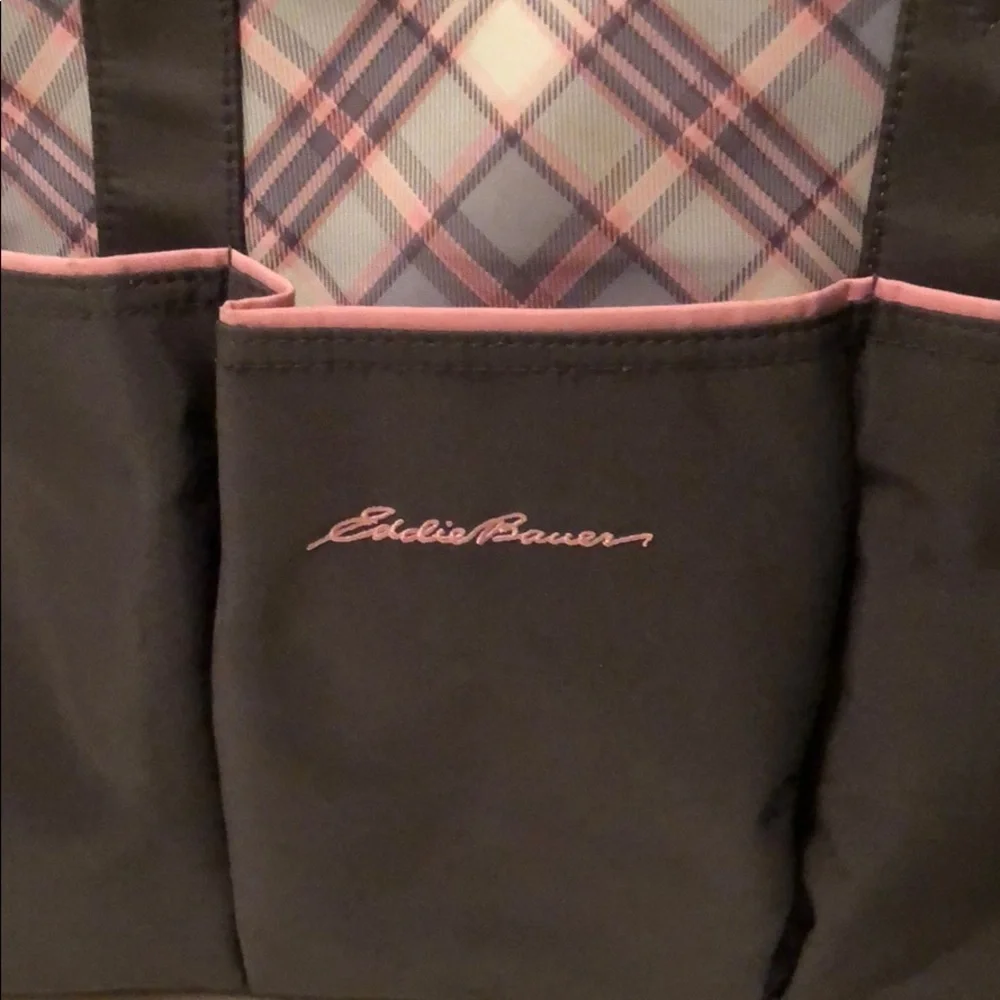Eddie Bauer pink and brown baby 👶 bag - Picture 2 of 8